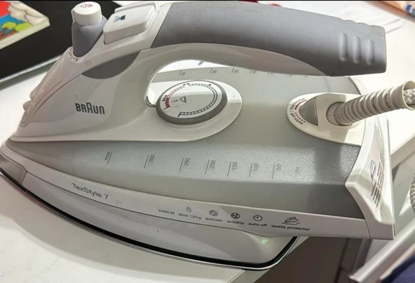 AÇIKLAMAYI OKU - BRAUN  SI 780 TEXSTYLE 7 - 2400 WATT  BUHARLI ÜTÜ ürün görseli 1