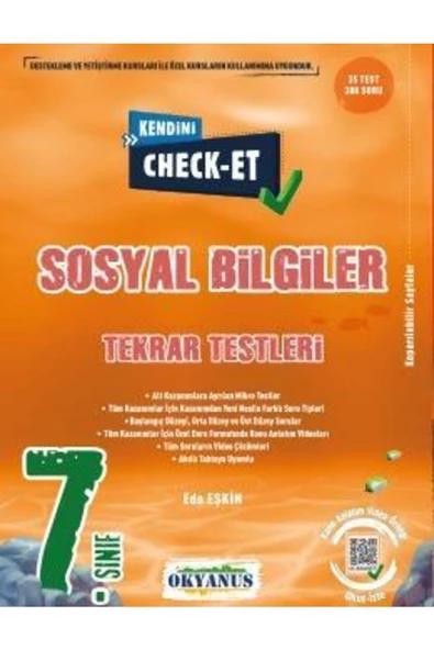 7. Sınıf Kendini Check - Et Sosyal Bilgiler Tekra ürün görseli 1