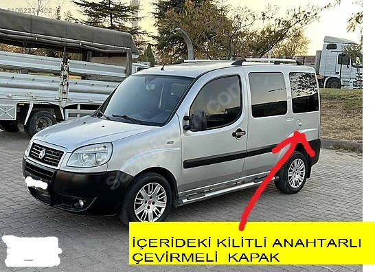 Fiat Doblo Yakıt  Mazot  Depo Kapağı Anahtarlı Kilitli İç Kapak Benzinli ve Dizel Yan Sanayi Türk Malı ürün görseli 1