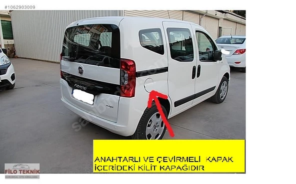 Fiat Fiorino Yakıt  Mazot  Depo Kapağı Anahtarlı Kilitli İç Kapak Benzinli ve Dizel Yan Sanayi Türk Malı ürün görseli 1