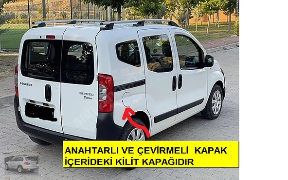 PEUGEOT BİPPER Yakıt  Mazot Depo Kapağı Anahtarlı Kilitli İç Kapak Benzinli ve Dizel Yan Sanayi Türk Malı ürün görseli 1