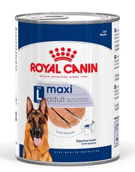 Royal Canin Loaf Mousse Maxi Yetişkin Köpek Yaş Mama Konserve 410 Gr ürün görseli 1
