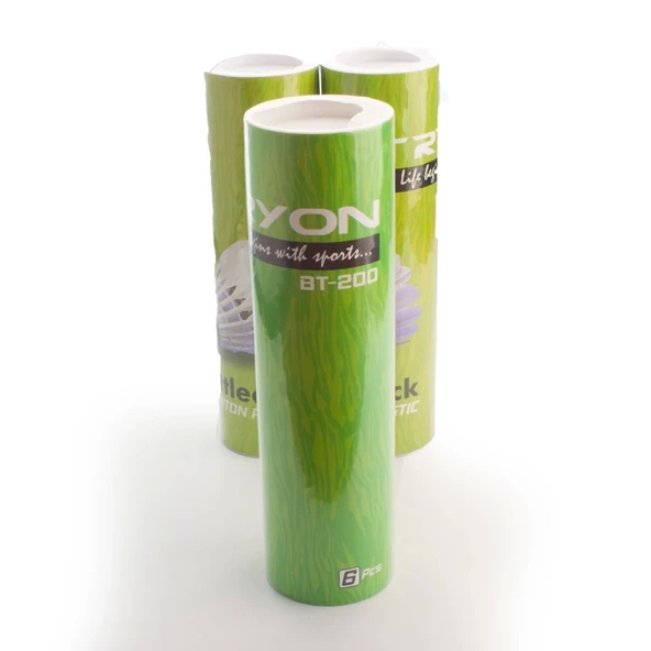 TRYON BADMINTON TOPU PLASTİK 6'LI BT-200 ürün görseli 1