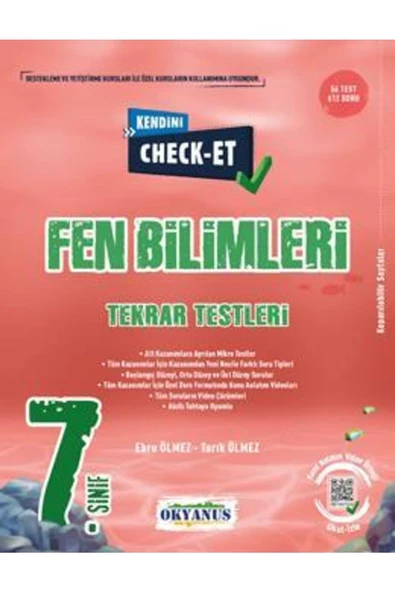 7. Sınıf Kendini Check - Et Fen Bilimleri Tekrar ürün görseli 1