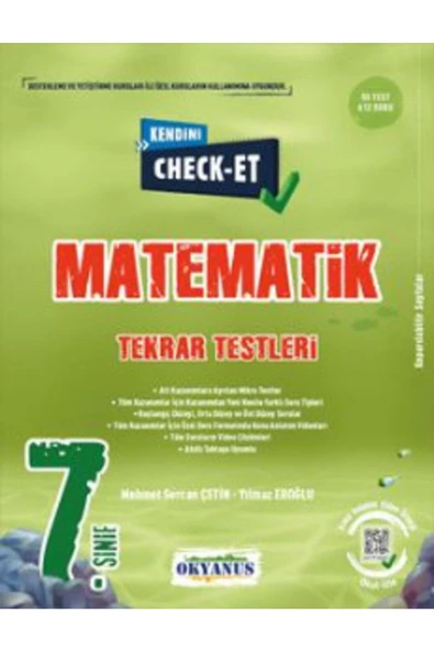 7. Sınıf Kendini Check - Et Matematik Tekrar Test ürün görseli 1
