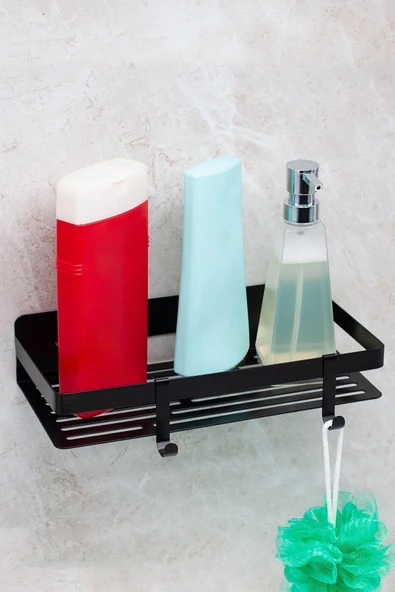 Metal Banyo Düzenleyici Organizer Şampuan Rafı ürün görseli 1