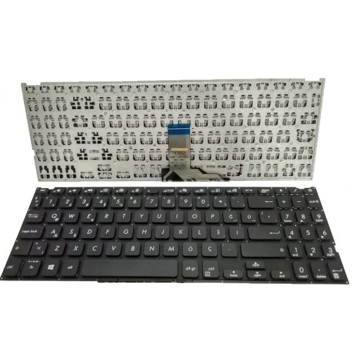 Asus X515EA-BQ1830W24 Uyumlu Notebook Klavyesi, Laptop Tuş Takımı (Siyah TR) ürün görseli 1
