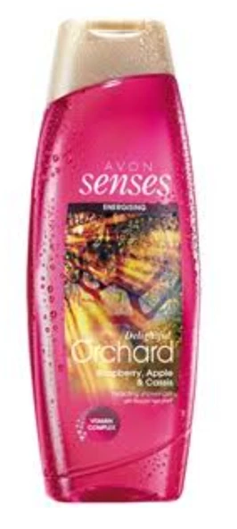 Avon Senses Energising Orchjard Rasberry Apple duş jeli ürün görseli 1