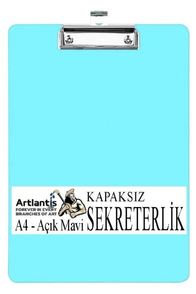 Sekreterlik Kapaksız A4 1 Adet Renkli A4 Kapaksız Sekreterlik Klipsli Metal Mekanizmalı 80 Yaprak Kapasiteli ürün görseli 1