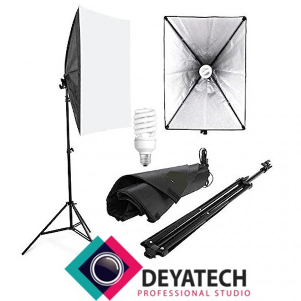 Deyatech Youtube Video Sürekli Işık 50x70cm Kit ürün görseli 1