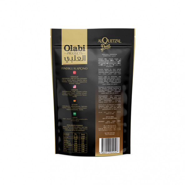 Olabi Pro Fındıklı Kapuçino 250 g - Resim 2