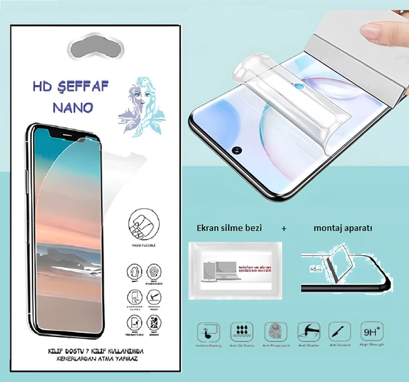 Vivo Y21S Nano Ekran Koruyucu İnce Esnek Hd Şeffaf ürün görseli 1