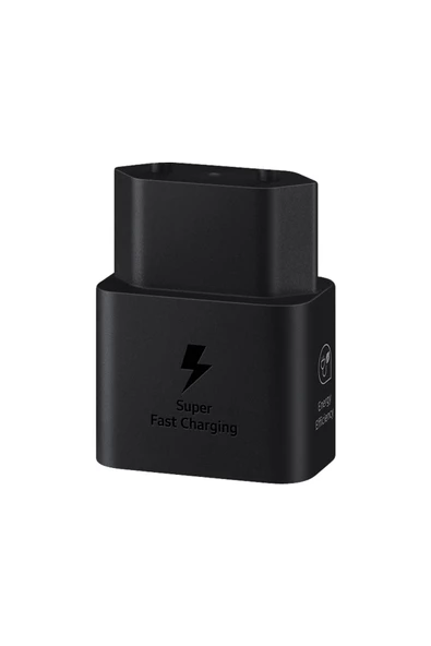 Samsung EP-T2510N Type-C 25 W Hızlı Şarj Adaptörü Siyah ürün görseli 1