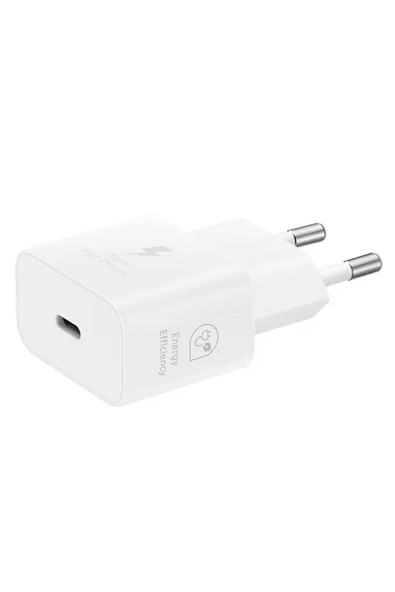 Samsung EP-T2510N Type C Hızlı Şarj Adaptörü Uyumlu (25W) - Beyaz (Samsung Türkiye Garantili) ürün görseli 1