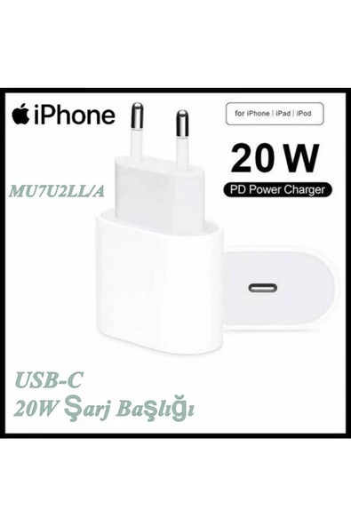 Apple Iphone 11-12-13-14-15 Pro Pro Max Type-c 20w Hızlı Şarj Adaptörü 2 Yıl Türkiye Garantili ürün görseli 1