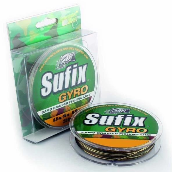Sufix Gyro Braid 0.30mm 600m Camo İp Misina 12.7kg Çeker ürün görseli 1