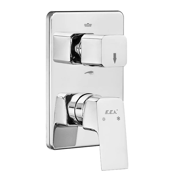 Eca Tiera Ankastre Banyo Bataryası Sıva Üstü Grubu - 2 Yollu 102167235-KDE ürün görseli 1