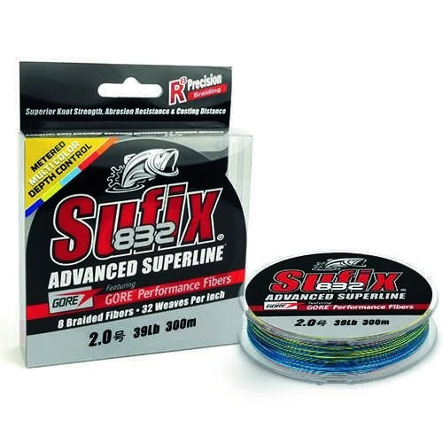 Sufix 832 Advanced 0.13 mm 300m Multicolor 8 Kat İp Misina 8.2kg Çeker ürün görseli 1