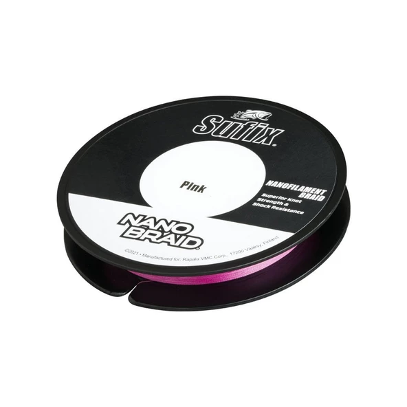 Sufix Nano Braid 0.06mm 100m Pink İp Misina 3.3kg Çeker ürün görseli 1