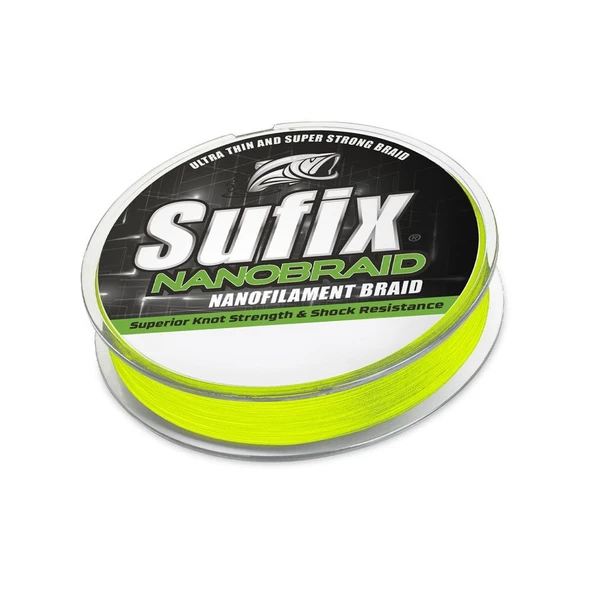 Sufix Nano Braid 0.08mm 100m Neon Chartreuse İp Misina 3.7kg Çeker ürün görseli 1