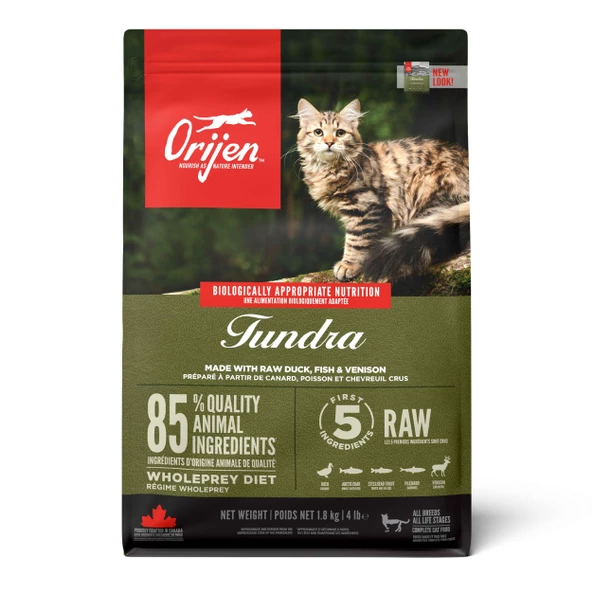 Orijen Tundra Kedi Maması 1,8kg - Tüm ırk ve yaşam evreleri için ürün görseli 1