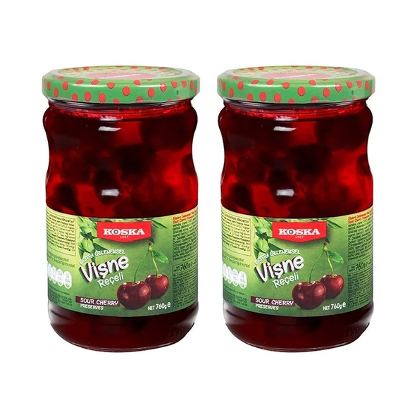 Koska Vişne Reçeli 760 gr Ekstra Geleneksel x 2 Adet ürün görseli 1