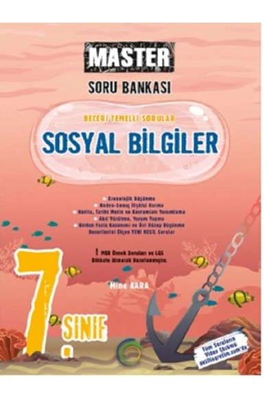 Okyanus 7. Sınıf Master Sosyal Bilgiler Soru Bankası ürün görseli 1