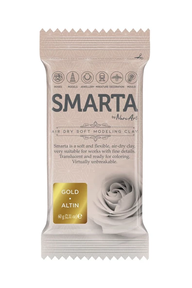 Smarta ™ Modelleme Hamuru Metalik Seri 60gr - Altın ürün görseli 1
