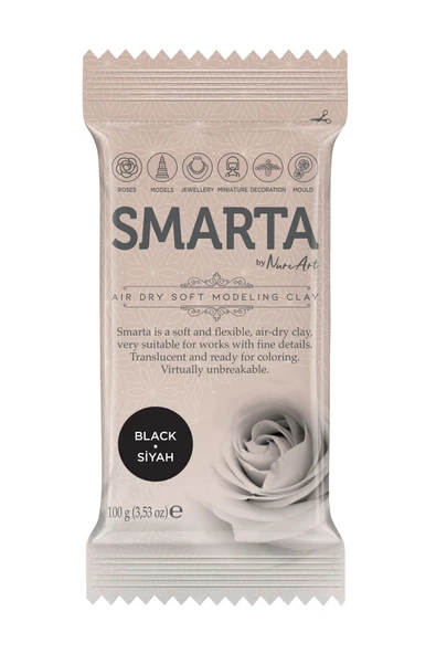 Smarta ™ Modelleme Hamuru 100gr - Siyah ürün görseli 1