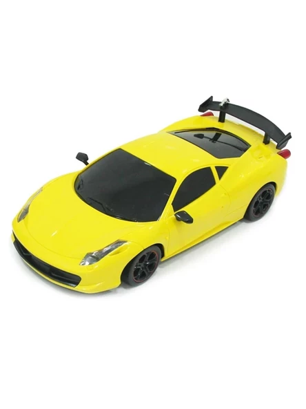 TOYSAN OYUNCAK 1:12 Super Car Uzaktan Kumandalı Araba Pilli Full Fonksiyon Yarış Arabası - Sarı ürün görseli 1