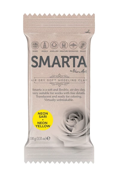 Smarta ™ Modelleme Hamuru 100gr - Neon Sarı ürün görseli 1