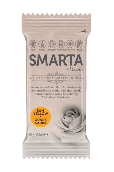 Smarta ™ Modelleme Hamuru 100gr - Güneş Sarısı ürün görseli 1