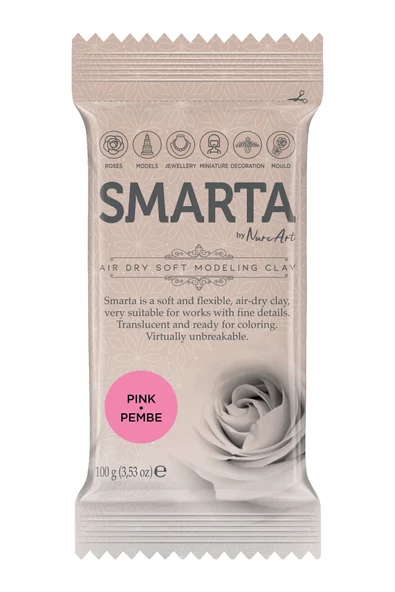 Smarta ™ Modelleme Hamuru 100gr - Pembe ürün görseli 1