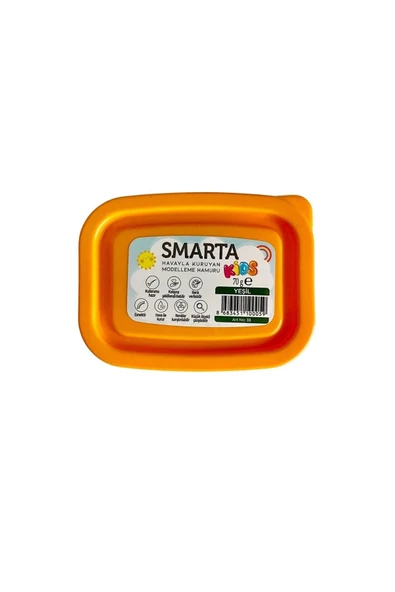 Smarta Kids Havayla Kuruyan Modelleme Hamuru 70gr Yeşil ürün görseli 1