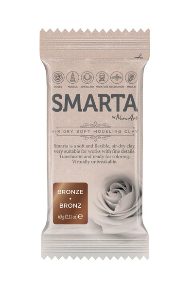 Smarta ™ Modelleme Hamuru Metalik Seri 60gr - Bronz ürün görseli 1