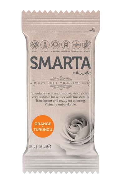 Smarta ™ Modelleme Hamuru 100gr - Turuncu - Resim 4