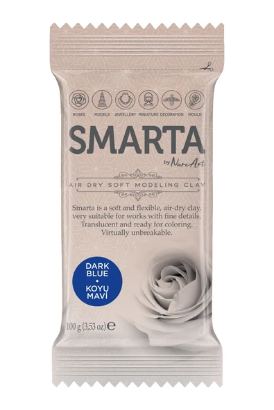 Smarta ™ Modelleme Hamuru 100gr - Koyu Mavi ürün görseli 1
