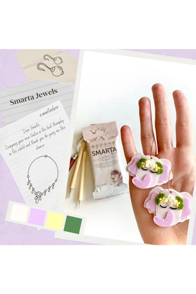 Smarta ™ Modelleme Hamuru 100gr - Mor - Resim 5
