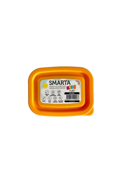 Smarta Kids Havayla Kuruyan Modelleme Hamuru 70gr Siyah ürün görseli 1