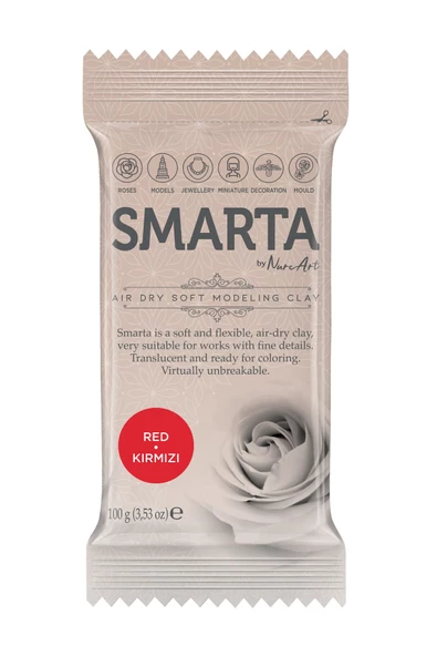Smarta ™ Modelleme Hamuru 100gr - Kırmızı ürün görseli 1