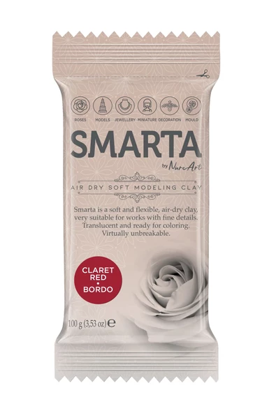 Smarta ™ Modelleme Hamuru 100gr - Bordo ürün görseli 1