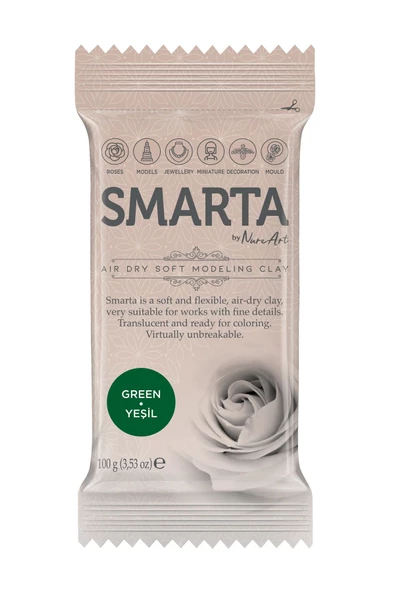 Smarta ™ Modelleme Hamuru 100gr - Yeşil ürün görseli 1