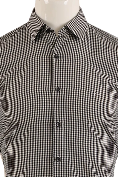 Uzun Kol Slim Fit Gömlek - Resim 4