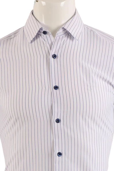 Uzun Kol Slim Fit Gömlek - Resim 4