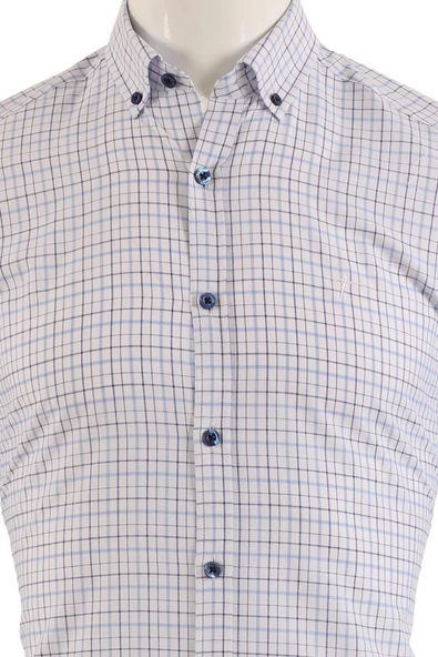 Uzun Kol Slim Fit Gömlek - Resim 8