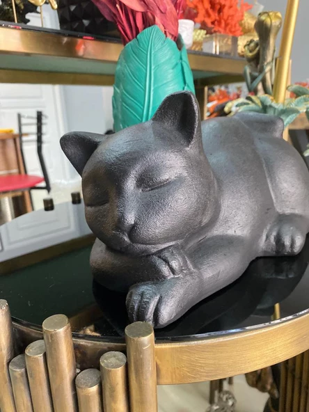Kedi Biblo Heykeli Kapı Stoperi ürün görseli 1