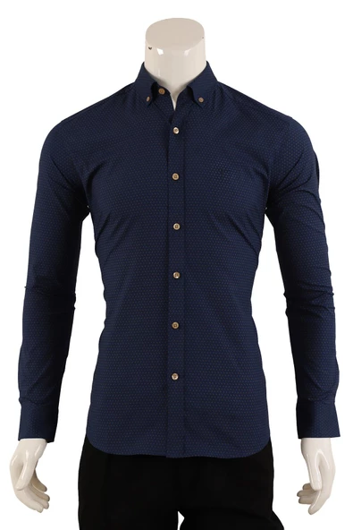 Uzun Kol Slim Fit Gömlek ürün görseli 1