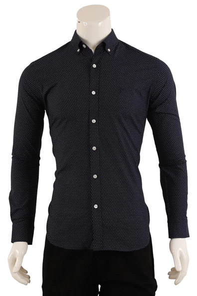 Uzun Kol Slim Fit Gömlek - Resim 10
