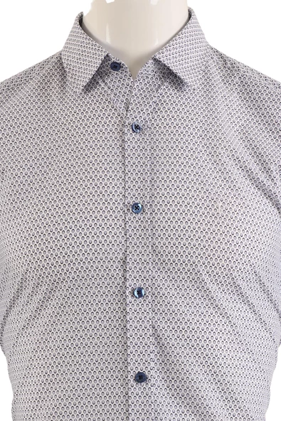 Slim Fit Uzun Kol Gömlek - Resim 4