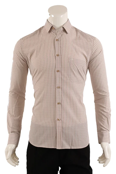 Uzun Kol Slim Fit Gömlek ürün görseli 1